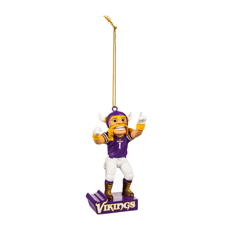 The Holiday Aisle® Minnesota Vikings Mascot Statue Hanging Figurine